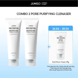 Combo 2 tuýp sữa rửa mặt sạch sâu, cấp ẩm JUMISO Pore Purifying Salicylic Acid Foaming Cleanser 120g