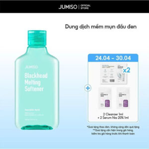 Dung dịch làm mềm mụn đầu đen JUMISO Blackhead Melting Softener 150ml