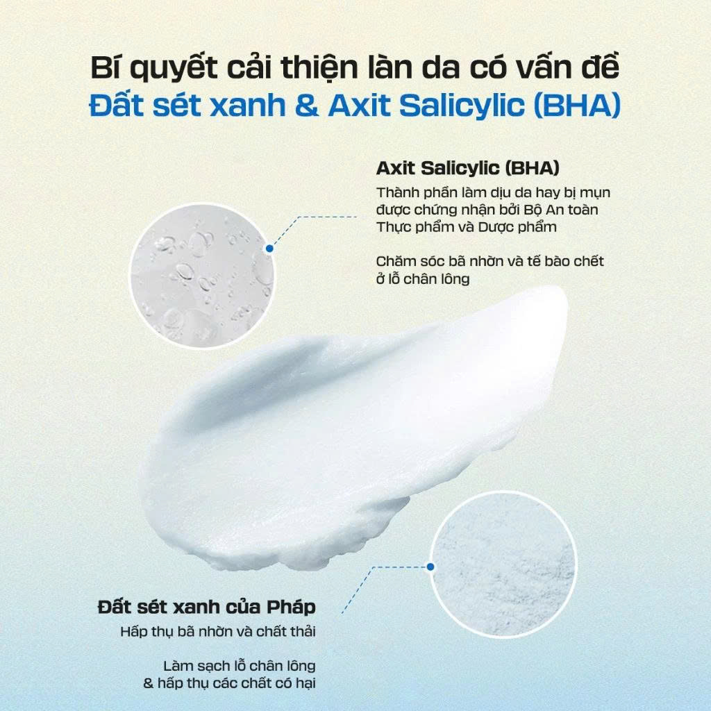 Sữa Rửa Mặt Độ pH Thấp Làm Sạch Sâu Lỗ Chân Lông cho da dầu mụn JUMISO Pore Purifying Salicylic Foaming Cleanser 120g - Image 5
