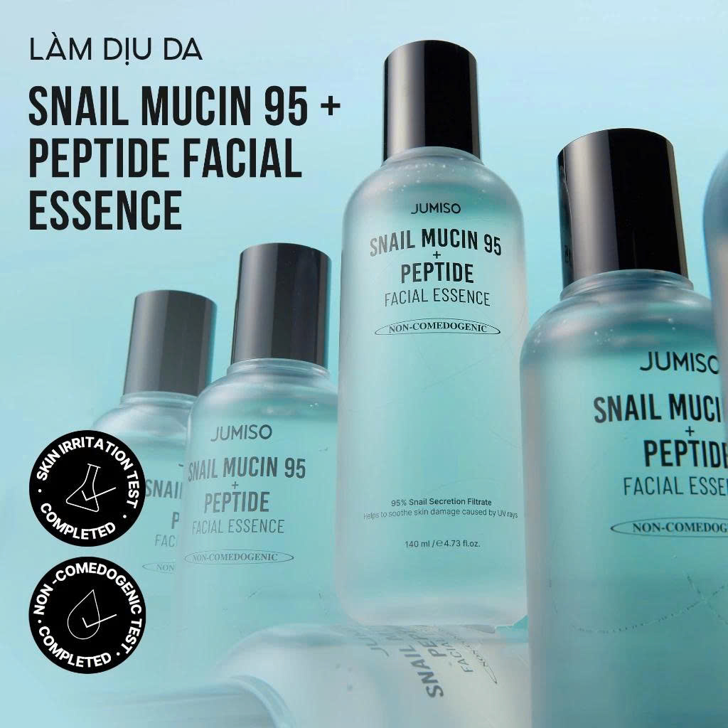 Tinh chất dưỡng da Ốc sên giúp ngăn ngừa lão hóa JUMISO Snail Mucin 95 + Peptide 140ml - Image 4