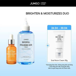 Bộ đôi sáng da và cấp ẩm chuyên sâu cho da nhạy cảm JUMISO Toner HA và Serum All Day