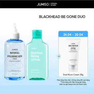 Blackhead Be Gone Duo Bộ đôi làm sạch mụn đầu đen và làm dịu da JUMISO Blackhead và Toner HA