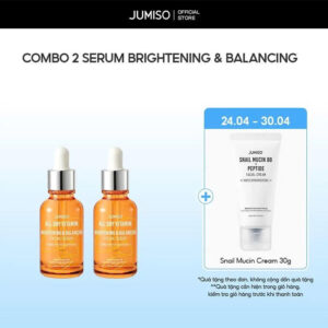 Combo 2 Chai Dưỡng Sáng Mờ Thâm JUMISO All Day Vitamin Brightening&Balancing Facial Serum 30ml